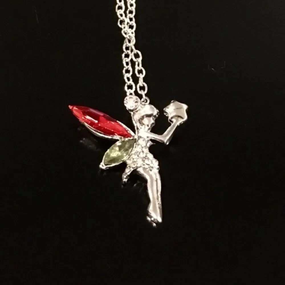 K Fairy Pendant Necklace